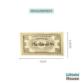 Hogwarts Retro Ticket Photoshoot